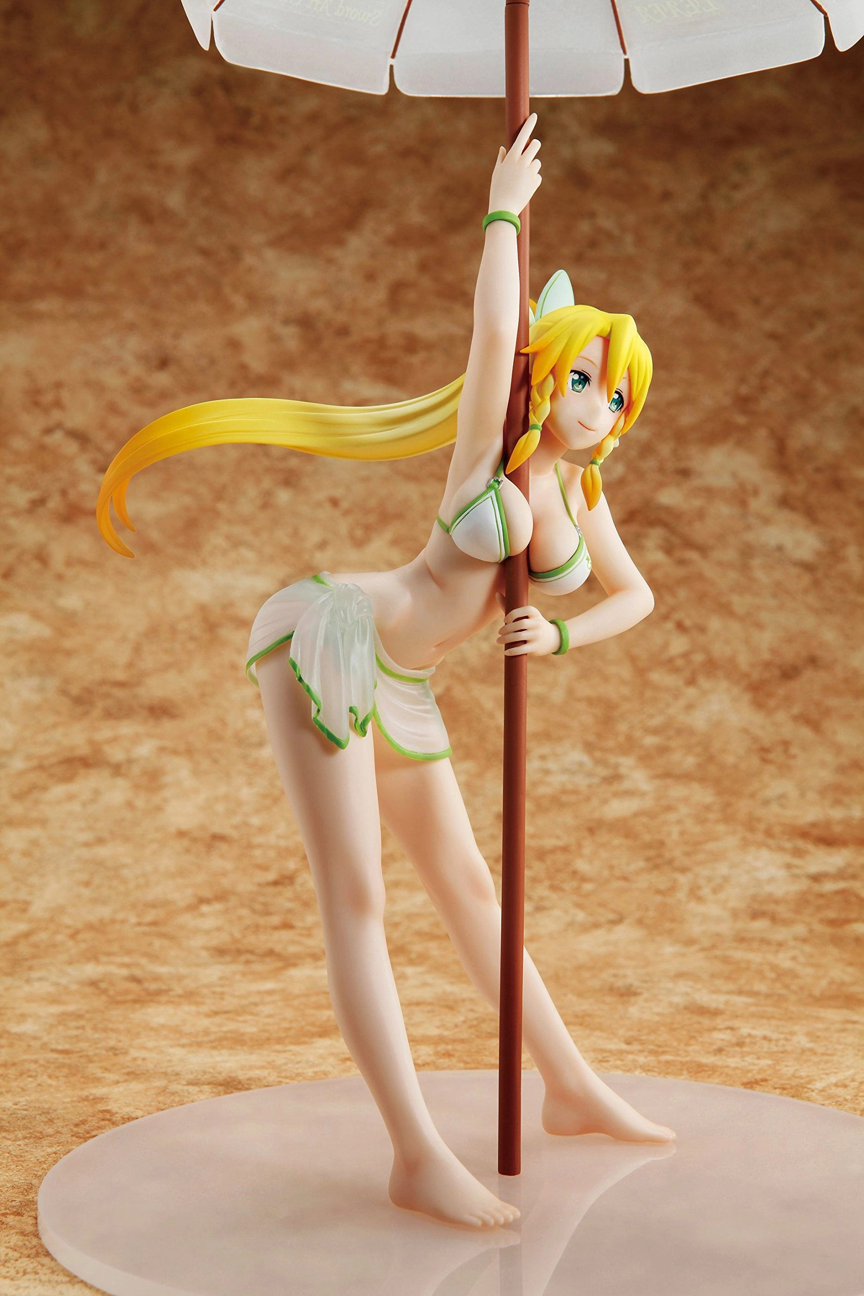 ふるいちオンライン - ソードアート・オンラインII リーファ セクシービキニdeパラソルフィギュア 1/7 完成品フィギュア[ジェンコ]