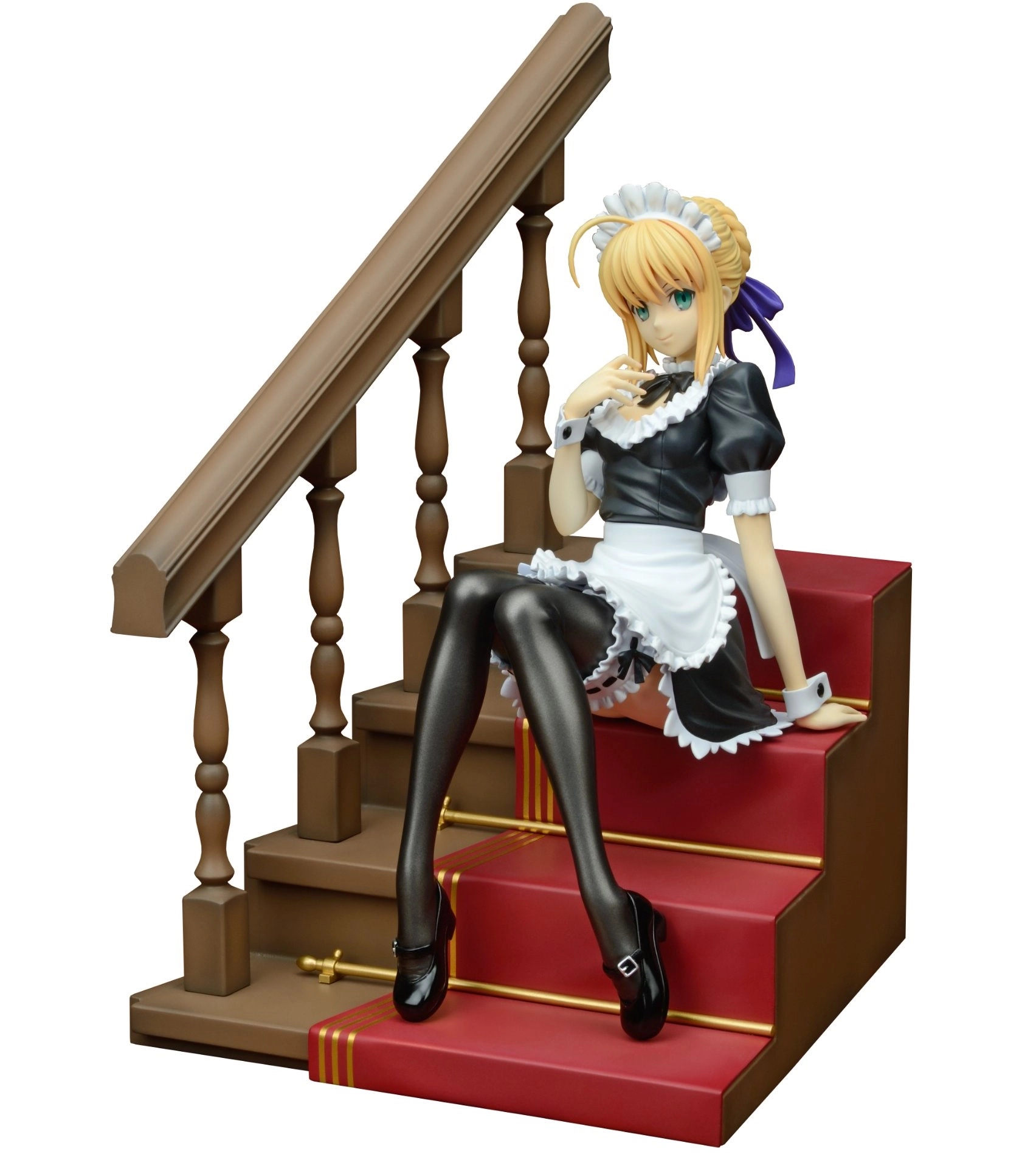 ふるいちオンライン - Fate/stay night hollow ataraxia セイバー -妄想メイドVer.- 1/7 完成品 フィギュア[プラム]