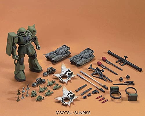 ふるいちオンライン - HGUC 1/144 ザク地上戦セット プラモデル[BANDAI